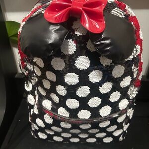 Disney Parks Minnie Mouse Reversible Sequin Backpack